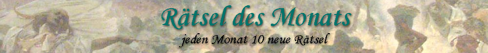 Rätsel des Monats